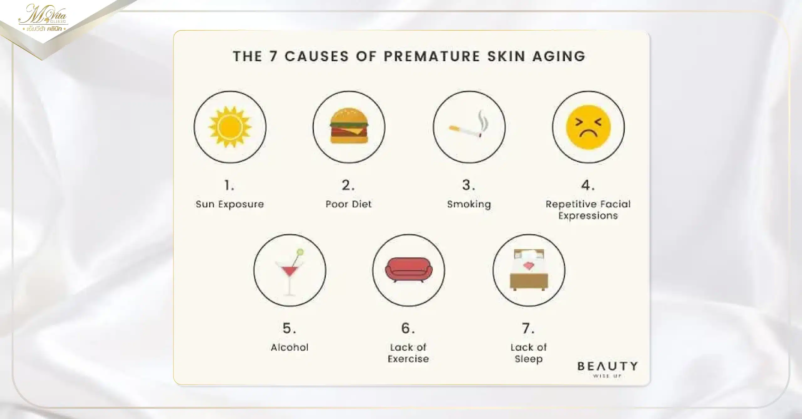 the 7 causes of premature skin aging