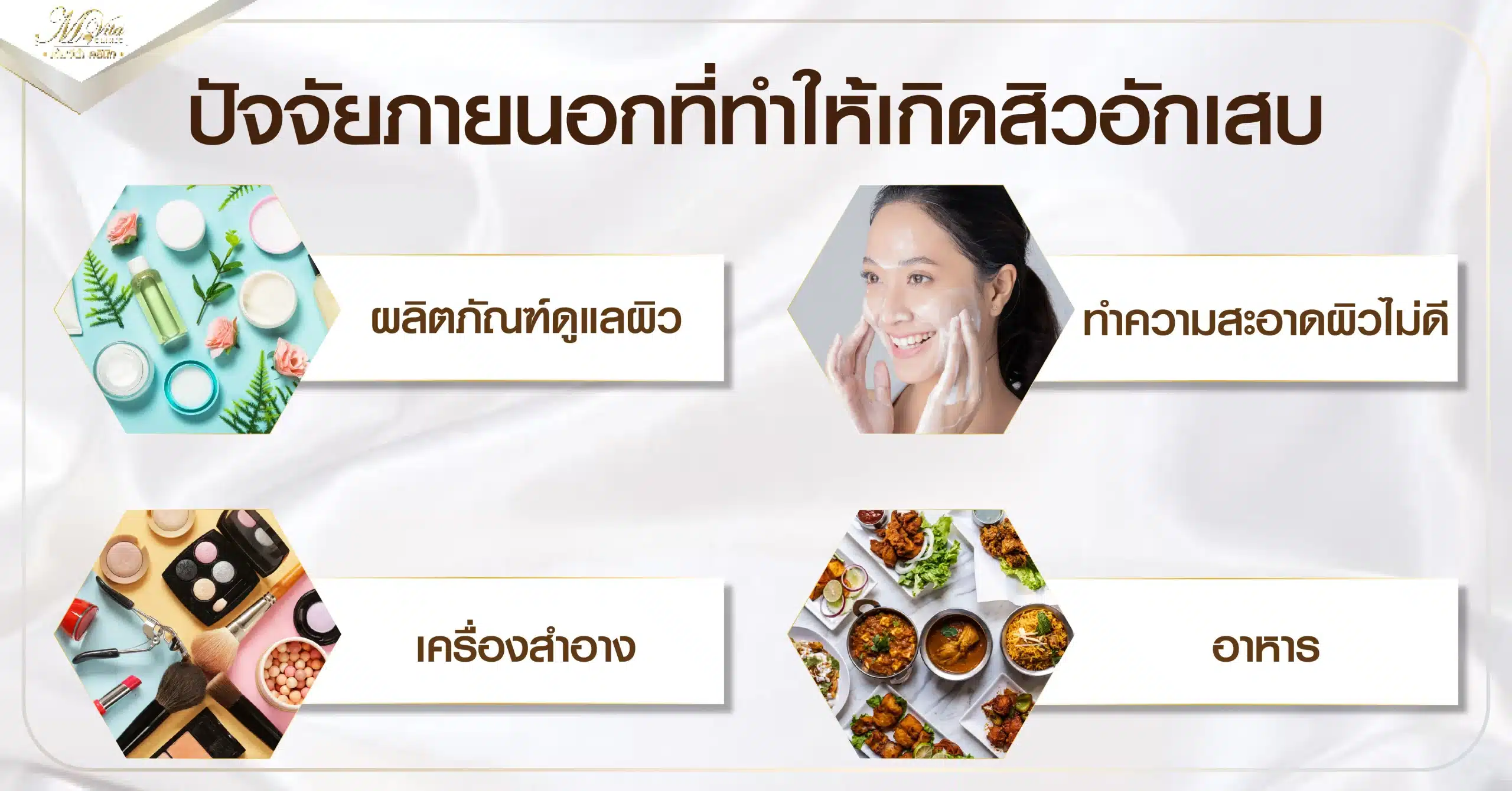 ปัจจัยภายนอกที่ทำให้เกิดสิวอักเสบ